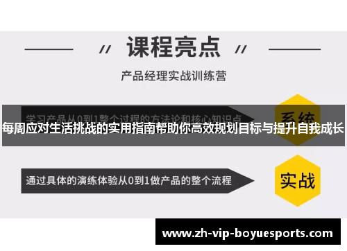 每周应对生活挑战的实用指南帮助你高效规划目标与提升自我成长 每周应对生活挑战的实用指南帮助你高效规划目标与提升自我成长